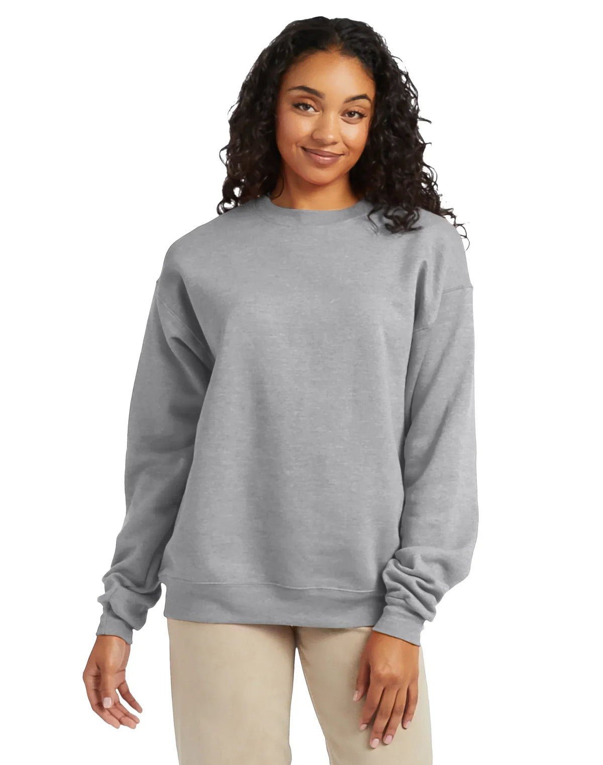 Hanes EcoSmart Unisex Fleece Sweatshirt (Big &amp; Tall Sizes Available)