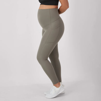 Hanes Maternity Women's Stretch &amp; Recover 7/8 Leggings, 25" Inseam