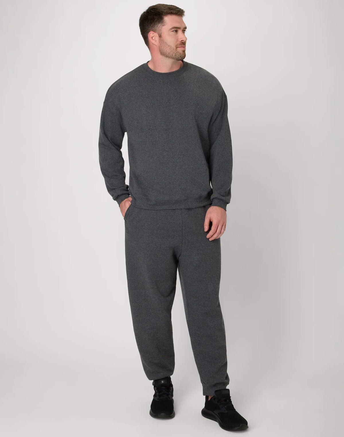 Hanes EcoSmart Unisex Fleece Sweatshirt (Big &amp; Tall Sizes Available)