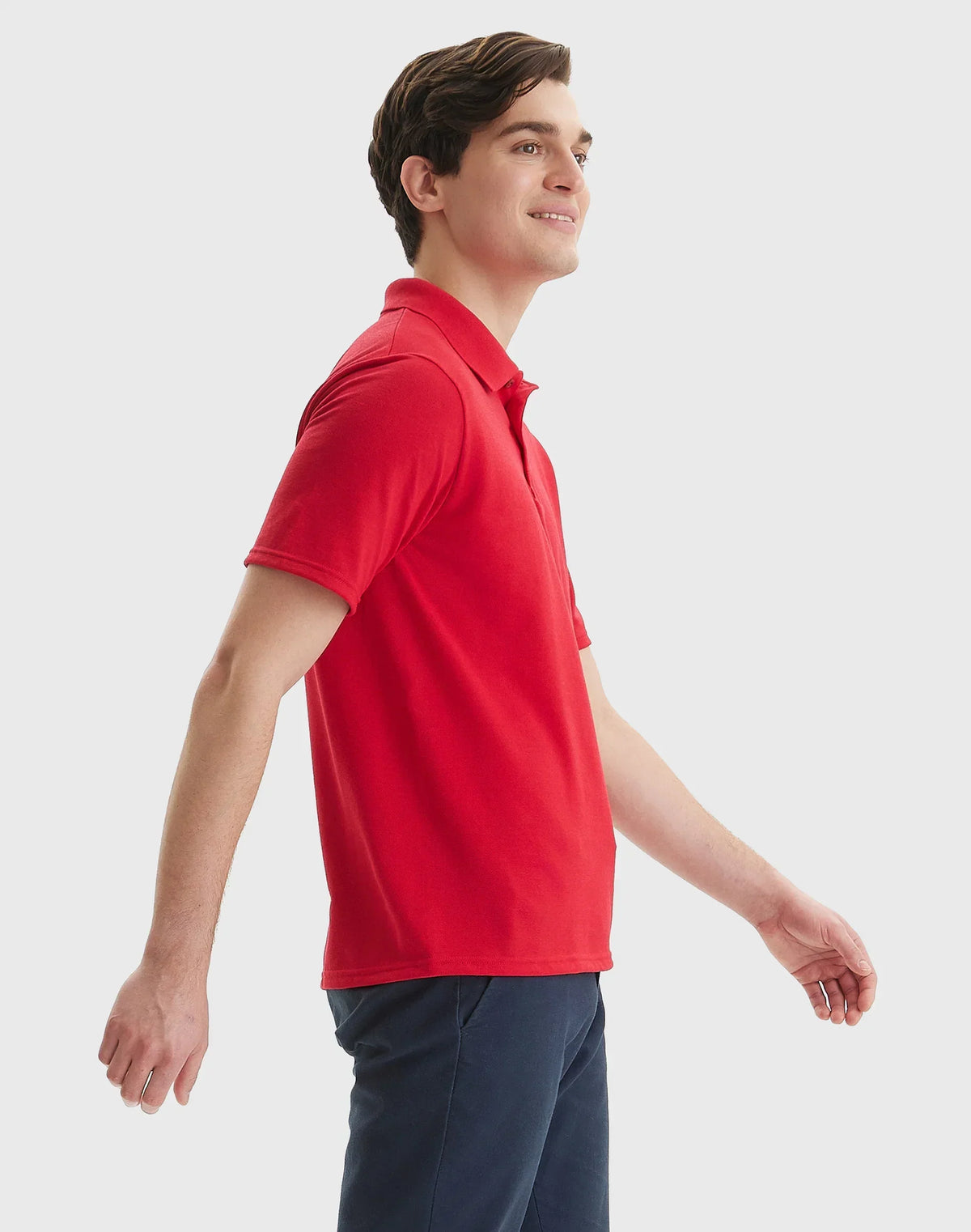 Hanes Men's Pique Polo Shirt (Big &amp; Tall Sizes Available)