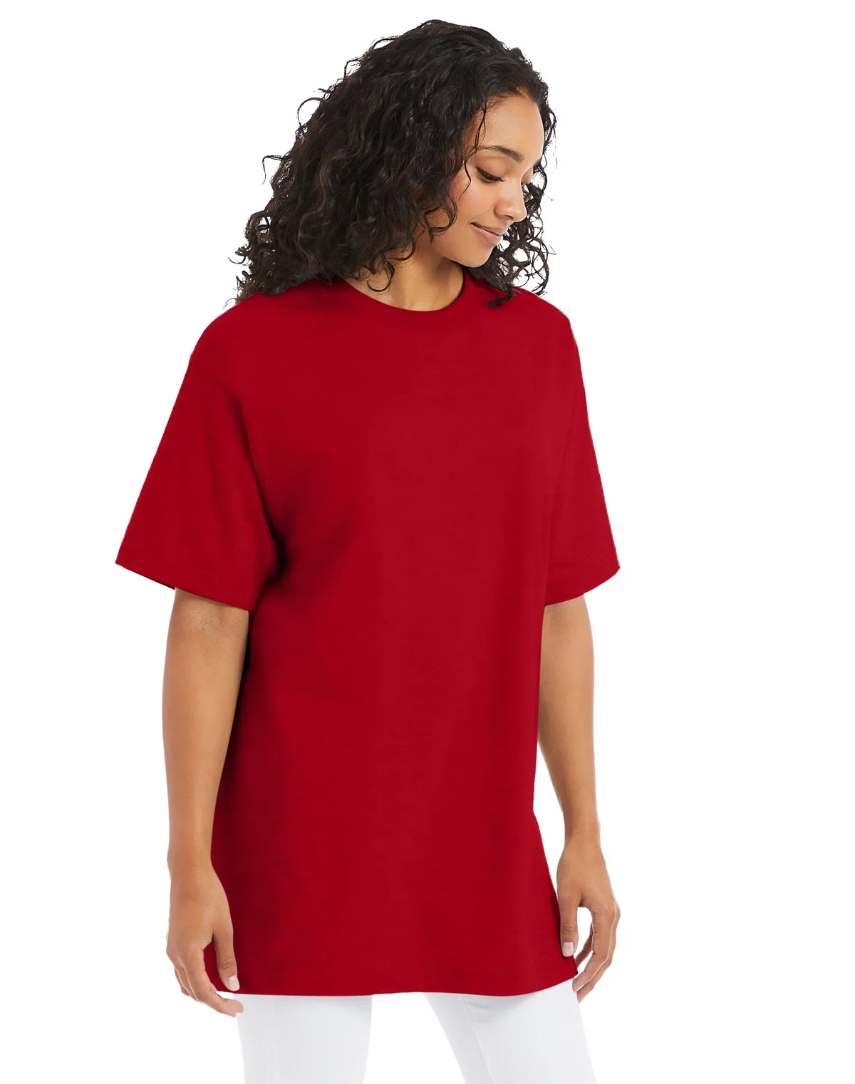 Hanes Beefy-T Men's Heavyweight Cotton T-Shirt (Big &amp; Tall Sizes)