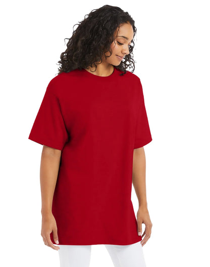 Hanes Beefy-T Men's Heavyweight Cotton T-Shirt (Big &amp; Tall Sizes)