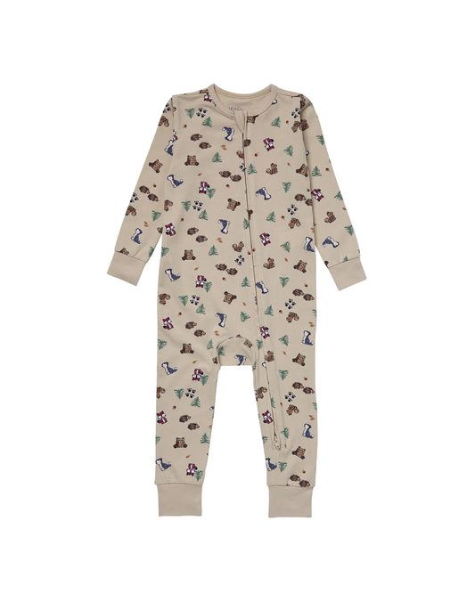 Hanes Pure Comfort Baby Long Sleeve Footless Sleep N' Play, Organic Cotton, Boys &amp; Girls