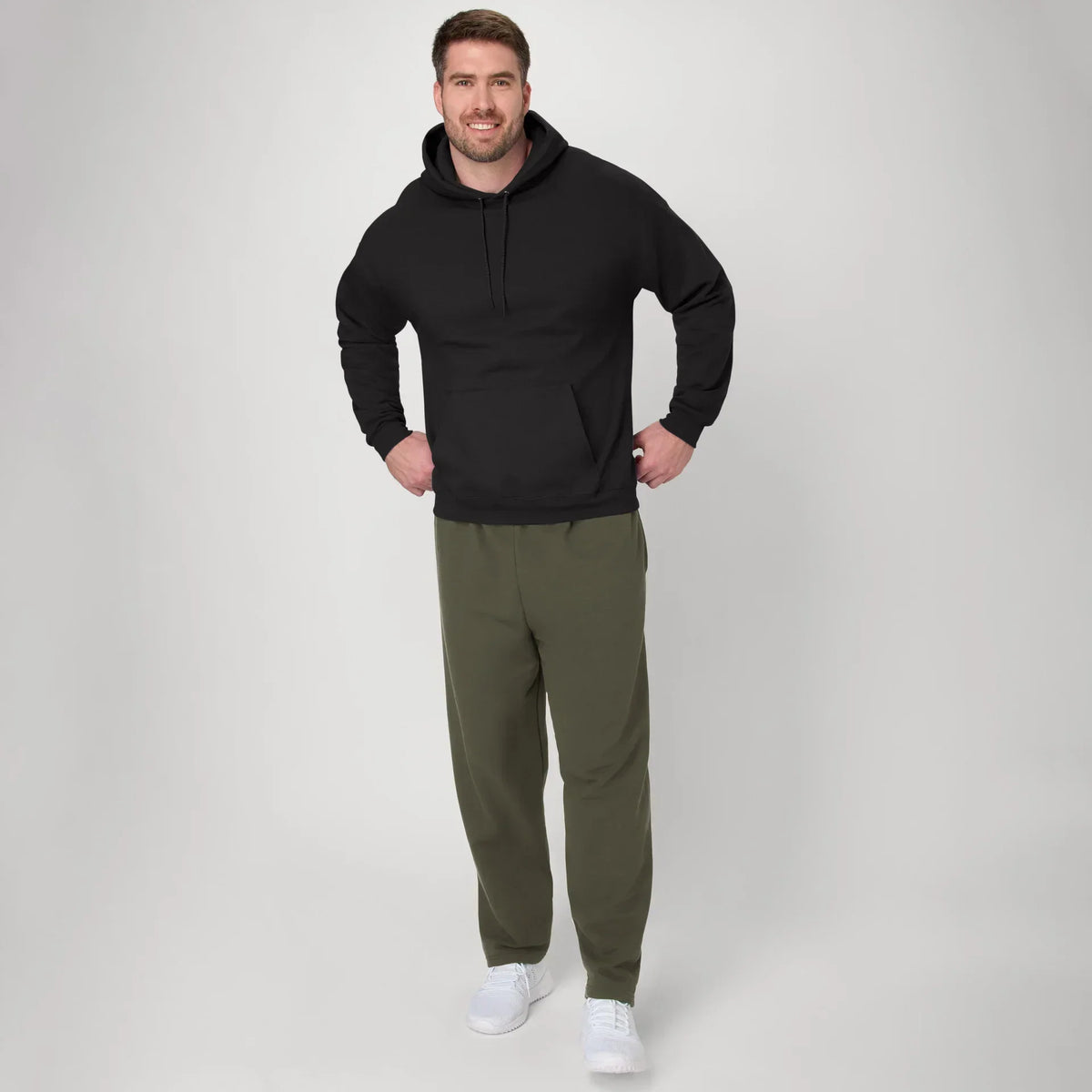 Hanes EcoSmart Men's Fleece Sweatpants with Pockets, 30.5"