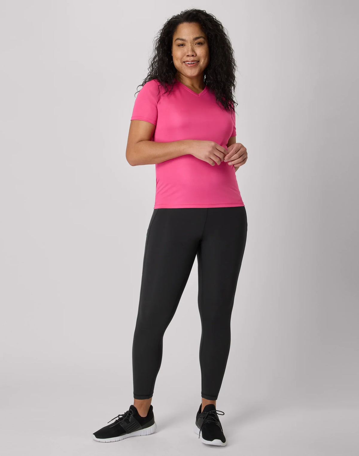 Hanes Sport Cool DRI Women's Performance V-Neck T-Shirt