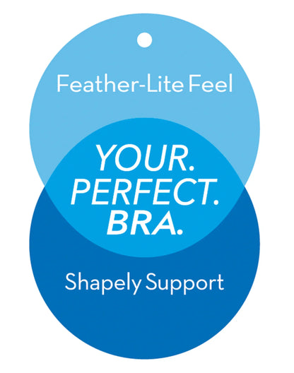 Hanes Oh So Light Women's Wireless T-Shirt Bra, Comfort Flex Fit