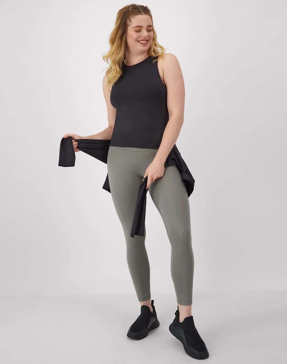 Hanes Moves Leak Protection 7/8 Leggings, 25"
