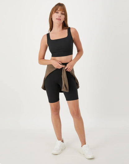 Hanes Moves Women's Bike Shorts with Internal Pocket, 7.25"