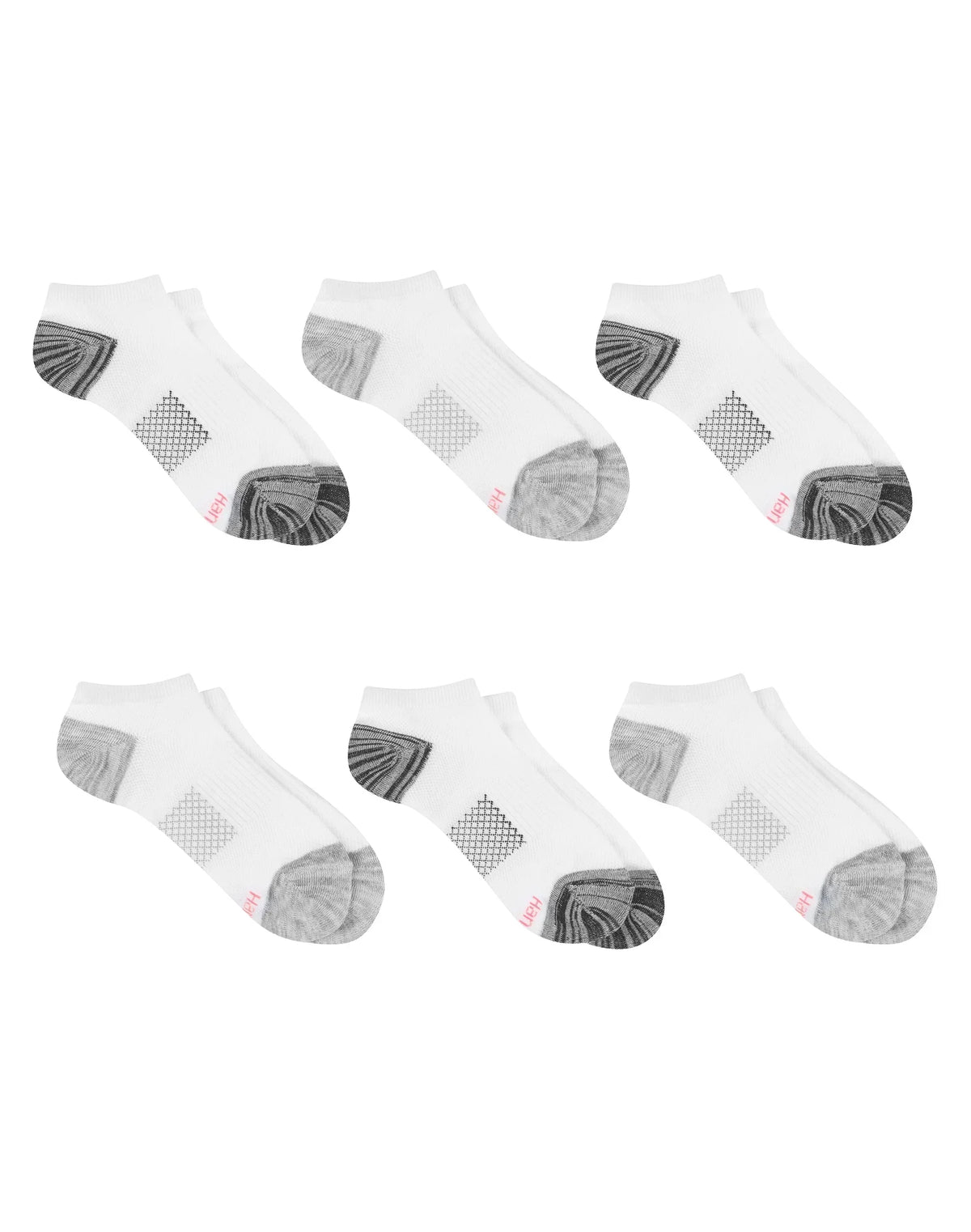 Hanes X-Temp Women's No Show Socks, 6-Pairs