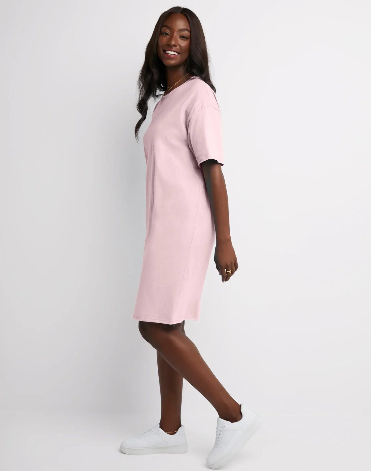 Hanes Essentials Women's T-Shirt Dress, Cotton