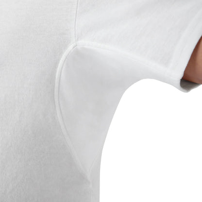Hanes Men's Sweat Block Crewneck Tee, White, 3-Pack