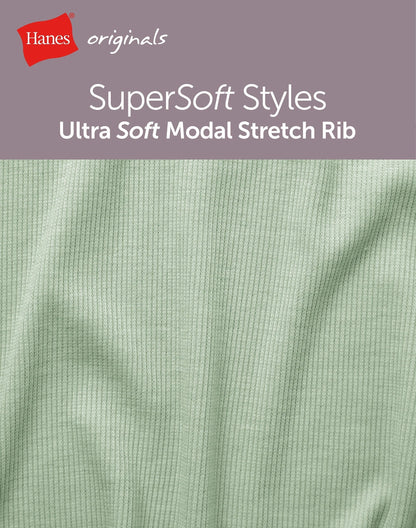 Hanes Originals Girls' SuperSoft Tank, 3-Pack