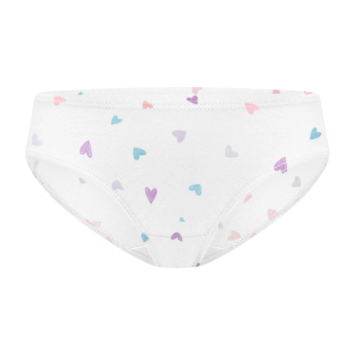 Hanes Pure Comfort Toddler Girls' Underwear Hipsters, 8-Pack, Organic Cotton