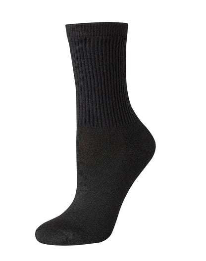 Hanes Women's Crew Socks, Moisture-Wicking, 6-Pairs