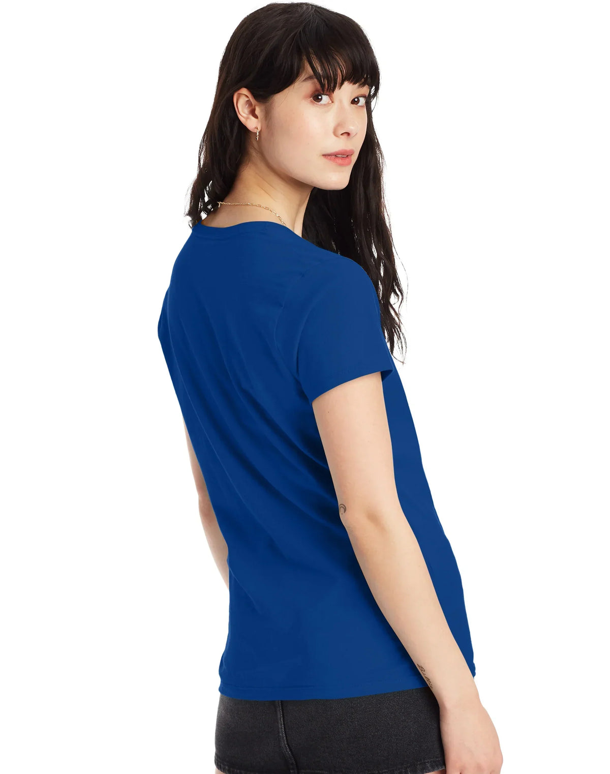 Hanes Perfect-T Women's V-Neck Cotton T-Shirt
