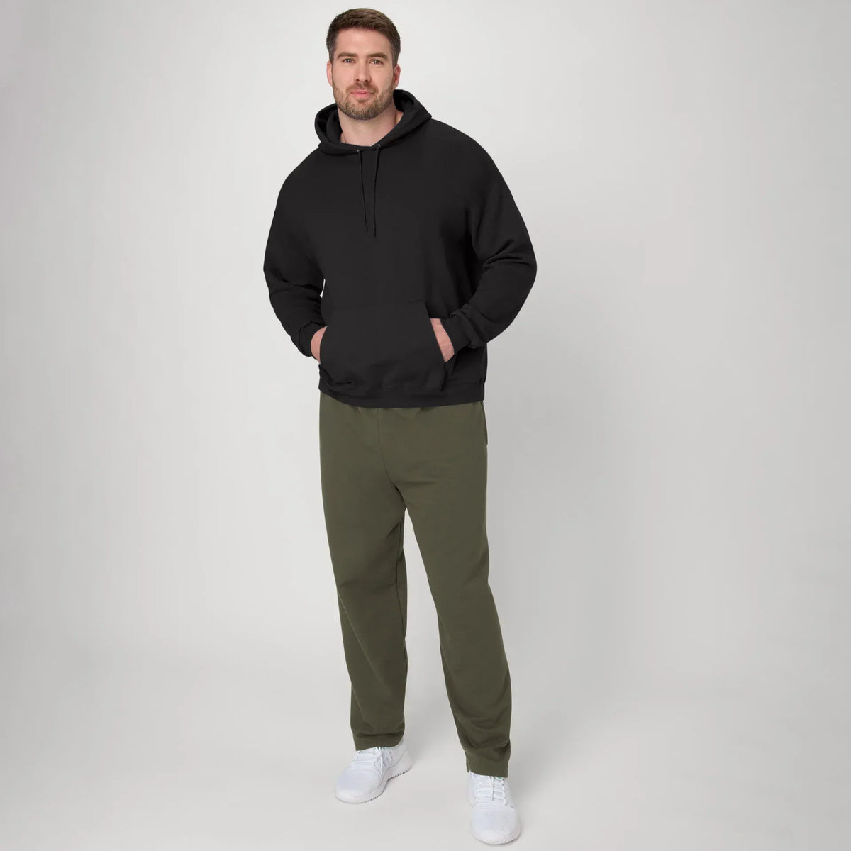 Hanes EcoSmart Men's Fleece Sweatpants with Pockets, 30.5"
